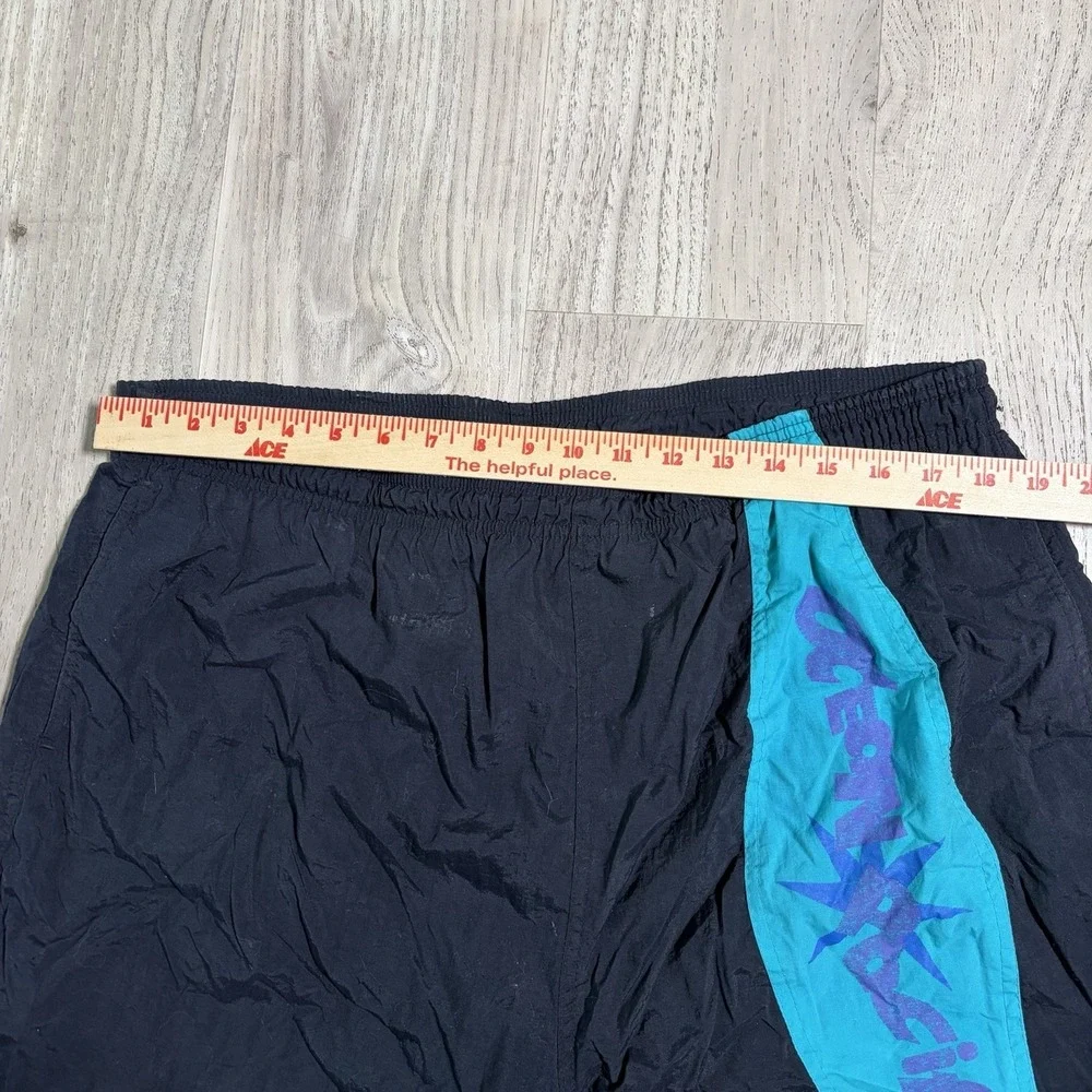 Vintage OP Ocean Pacific Color Block Nylon Swim Shorts‎ M  USA 80s 90s Athletic